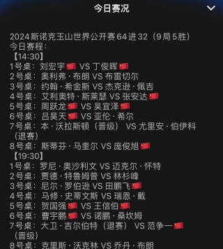 斯诺克最新比赛直播(斯诺克最新比赛直播现场)