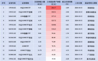 中证A500ETF摩根昨日资金净流入3.21亿元，同类产品倒数第四！总规模118.63亿元居同类产品第六