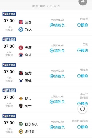 今天nba赛程安排(2025nba最新赛程)