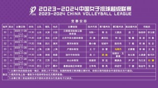 中国女排赛程表2023(中国女排赛程表2023总决赛时间)