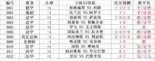 足球比分预测分析(足球比分预测分析推荐)