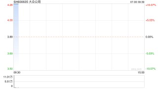 大众公用一字涨停走出4连板