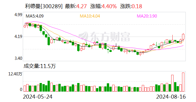 利德曼：上半年净利润约60.61万元  第1张