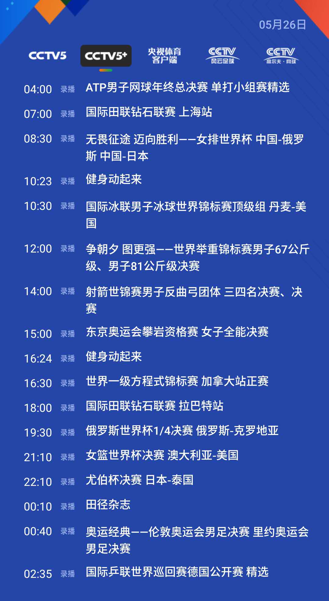 cctv5回放在线观看入口(cctv5回放在线观看入口官网视频)  第2张