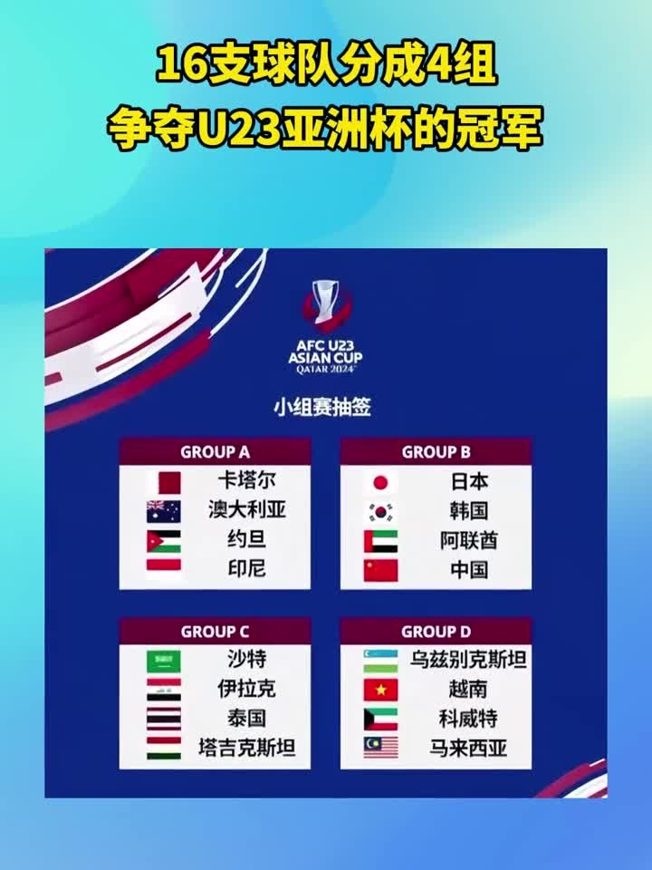 2023年足球亚洲杯赛程(2023年足球亚洲杯赛程时间)  第1张