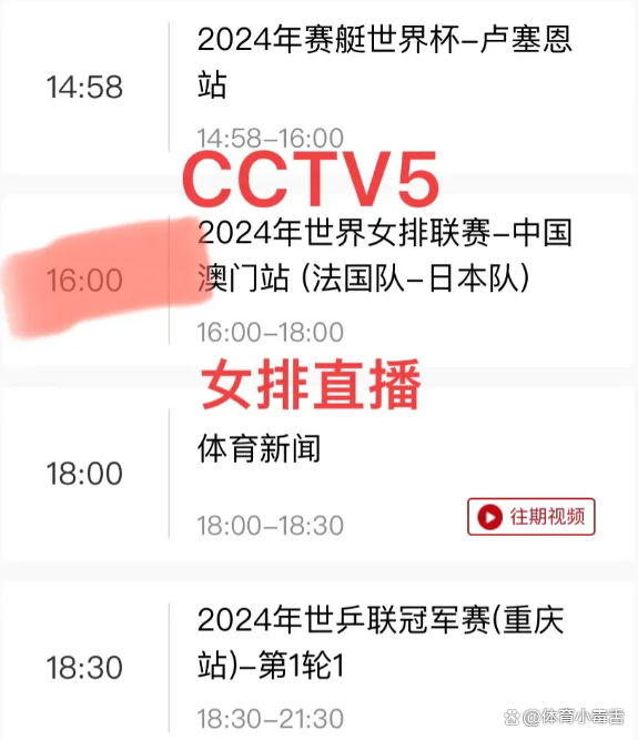 cctv5今日节目单(CCTV5今日节目单CBACBA什么时间开始)  第1张